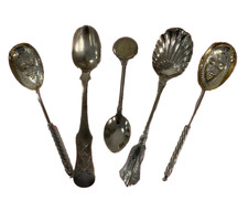 Silver Plate Spoons Souvenir Collection Includes Winston Churchill Spoon