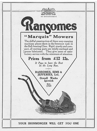 Ransomes marquis mowers - marquis,