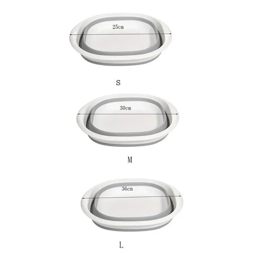 Collapsible folding wash basin - folding,