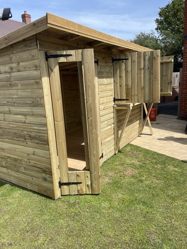 12x7 garden bar with opening - bar,