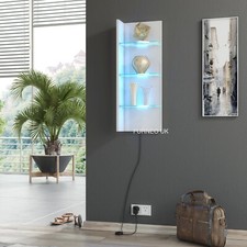 White Display Cabinet High