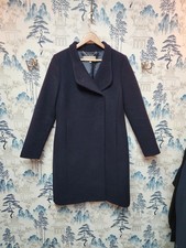 Hobbs Size 12 Wool Coat Navy Blue- Immaculate condition