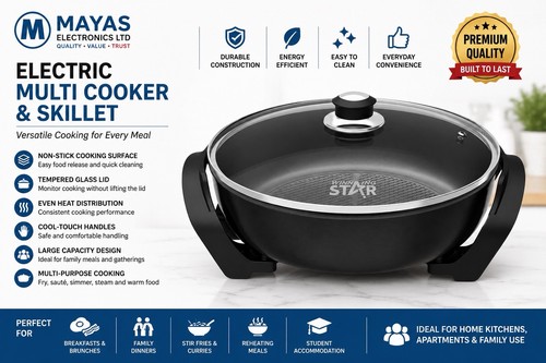 Electric frying pan - 5.2l,