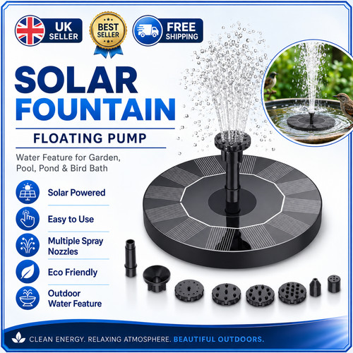 Solar fountain floating - floating, pump
