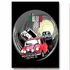 The Italian Job Classic Movie Mini Escape Print Original on Sheet Metal Sign