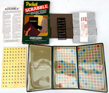 **NEW IN BOX** POCKET SCRABBLE TRAVEL Magnetic Tiles Spears Games Vintage 1981