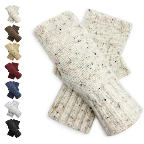 Women fingerless gloves - fingerless,