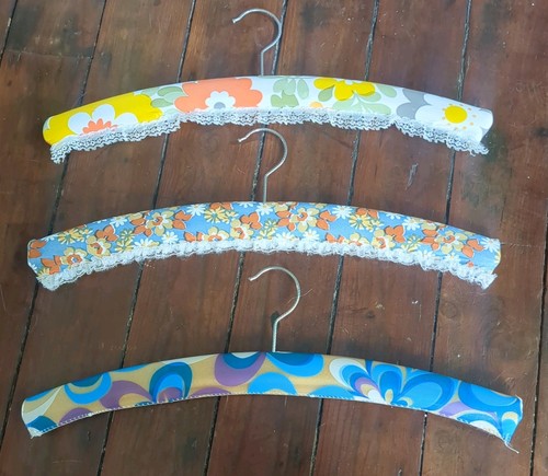 Vintage padded floral plastic - vintage,