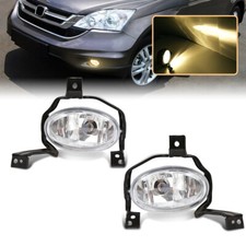 FRONT BUMPER FOG LIGHT LAMP LEFT & RIGHT SIDE PAIR FIT HONDA CRV CR-V 2010-2011=