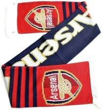 Arsenal FC Crest Stripe Scarf