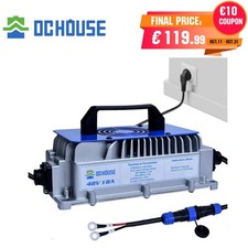 48V 18A Battery Charger For LiFePO4 Lithium Battery Car Motorcycle Golf Cart