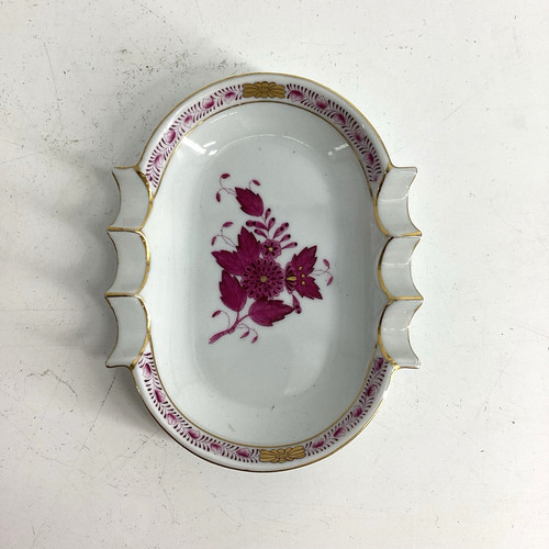 Herend porcelain ashtray - porcelain,