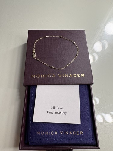 Monica vinader signed 14ct - vinader,