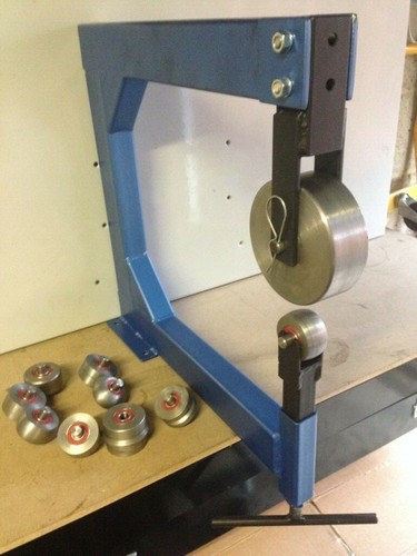 English wheel with anvils - english,