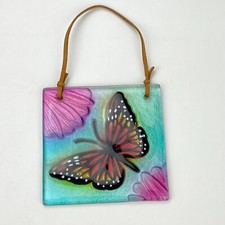 Studio Art Fused Glass Monarch