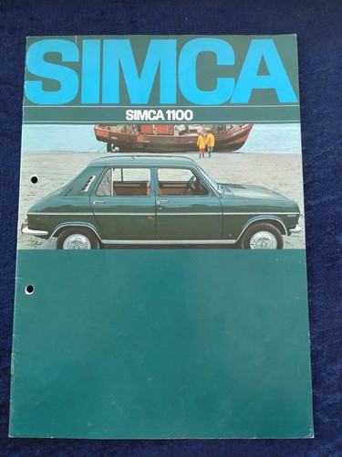 Simca 1100 brochure 1969 - simca,