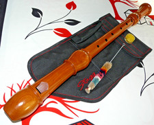 Rare! FEHR tenor recorder, beautiful soft sound, Baroque fingering, 2 x doubles