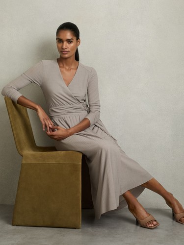 Reiss womens wrap dress - reiss,
