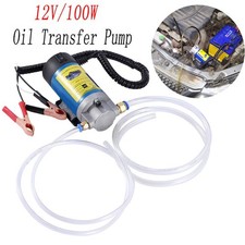 Electric Diesel Pump Oil Transfer Extractor Fluid Siphon 100W 12V Car Motorbike
