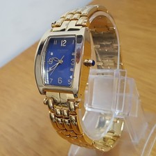 Mens Classic Krug-Baumen Tuxedo Diamond Gold Bracelet Gents Blue Watch 1964DMT