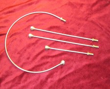 Classic Mini Saloon Rear Subframe  Brake Pipe Set