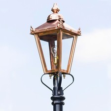 EX-DISPLAY 60cm Copper Victorian Lantern - Replacement Lamppost Top