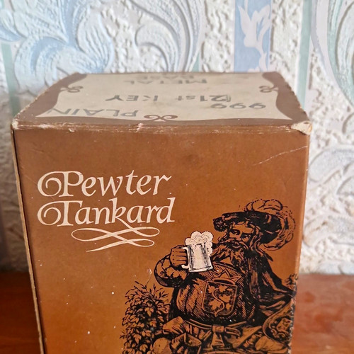 Sheffield pewter tankard ale - pewter,