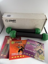 Boxed Zumba Fitness DVD Exercise Kit & Toning Sticks Home Workout RRP £34