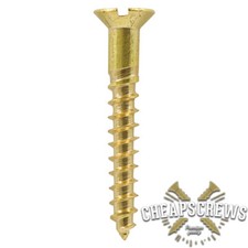 Solid Brass Screw Slotted