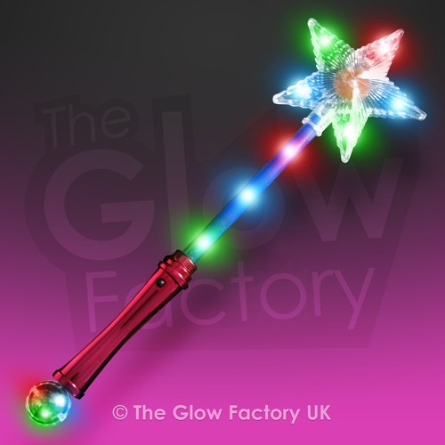 Flashing star wand - flashing, with