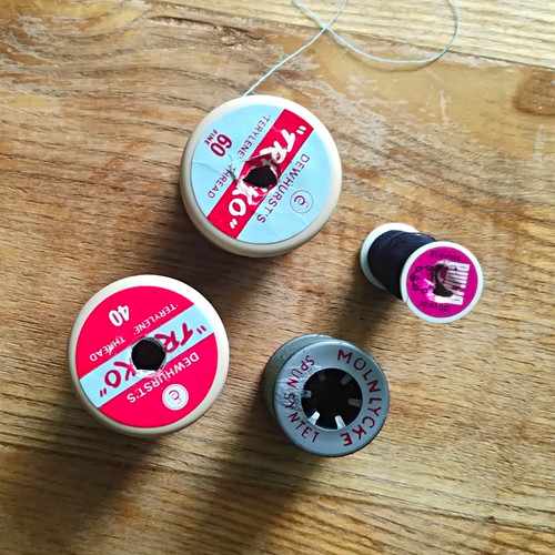 Vintage sewing thread - sewing,