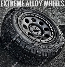 16" Black Steel Alloy Wheels