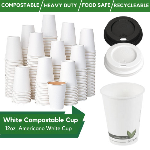 Compostable coffee cups lids - compostable,