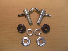 CLASSIC MINI ROCKER COVER / ROCKER BOX - CHROME T BARS (PAIR) TBAR