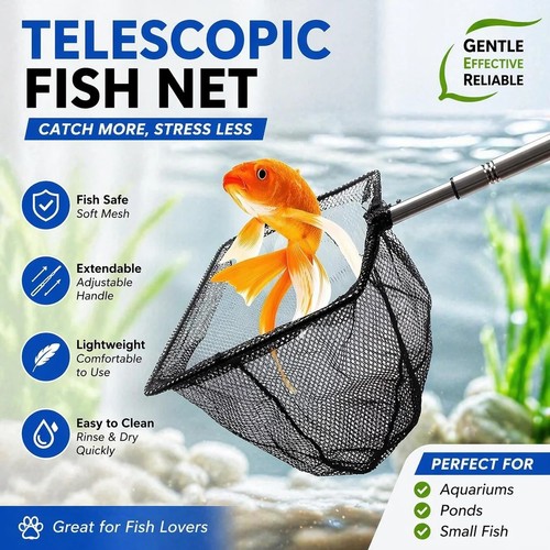 Telescopic fish net - fish,
