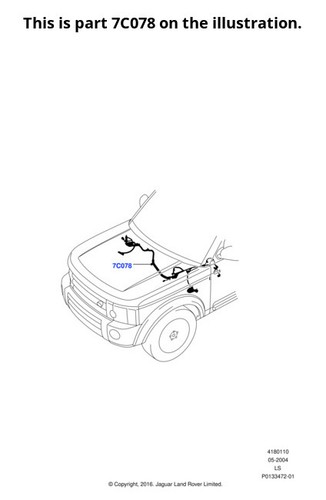 Land rover genuine - land, wiring