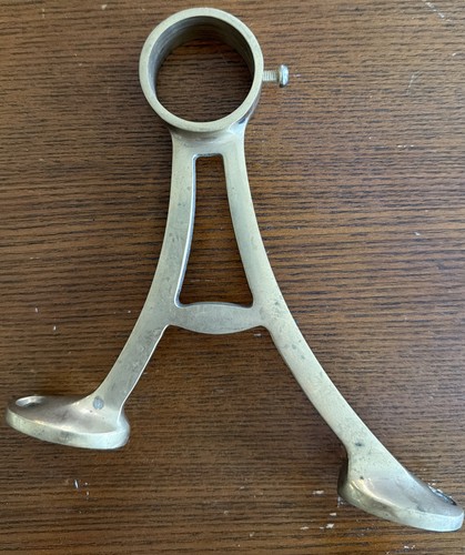 Vintage solid brass bar - brass,