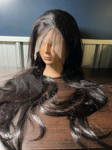 Straight human hair wig - human,