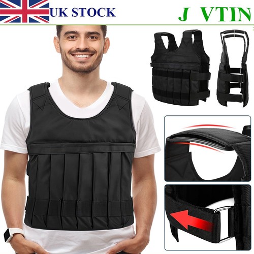 20kg adjustable weighted vest - 20kg,