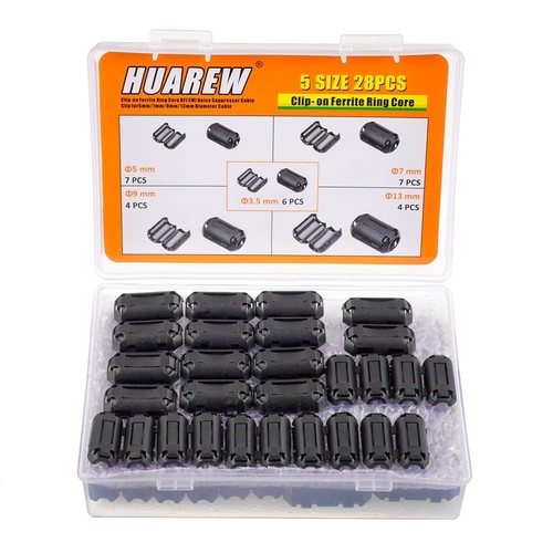 Black clip ferrite ring - black,