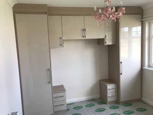 Fitted bedroom furniture - bedroom,