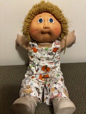 DOLLS CLOTHES HANDMADE  FOR VINTAGE 18” CABBAGE PATCH  CATS  DUNGAREES
