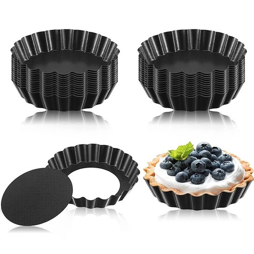 6pcs non stick - quiche, pans