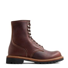 Red Wing 8-Inch Logger Boots Briar Oil Slick