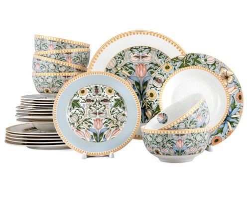 24pc bone china dinner service - china,