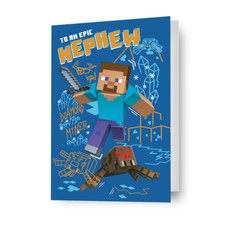 Nephew Birthday Card Minecraft