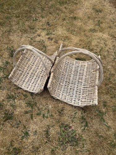 Pair vintage wicker - pair, garden