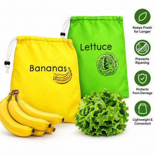 Banana storage bag - bag, fruit