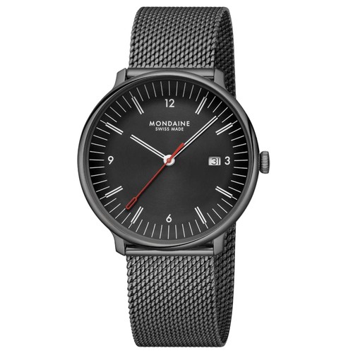 Mondaine doppio quartz black - quartz,
