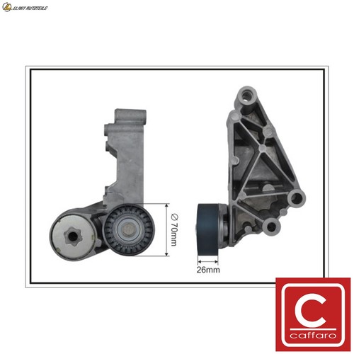 Tensioner arm ribbed belt - tensioner, v-ribbed